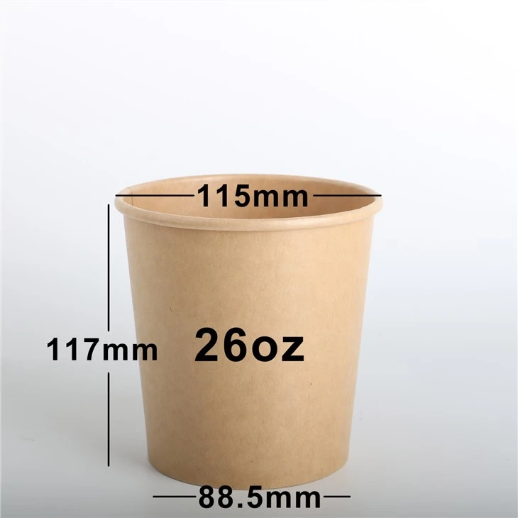 Kraft Custom Printed Ice Cream Cups
